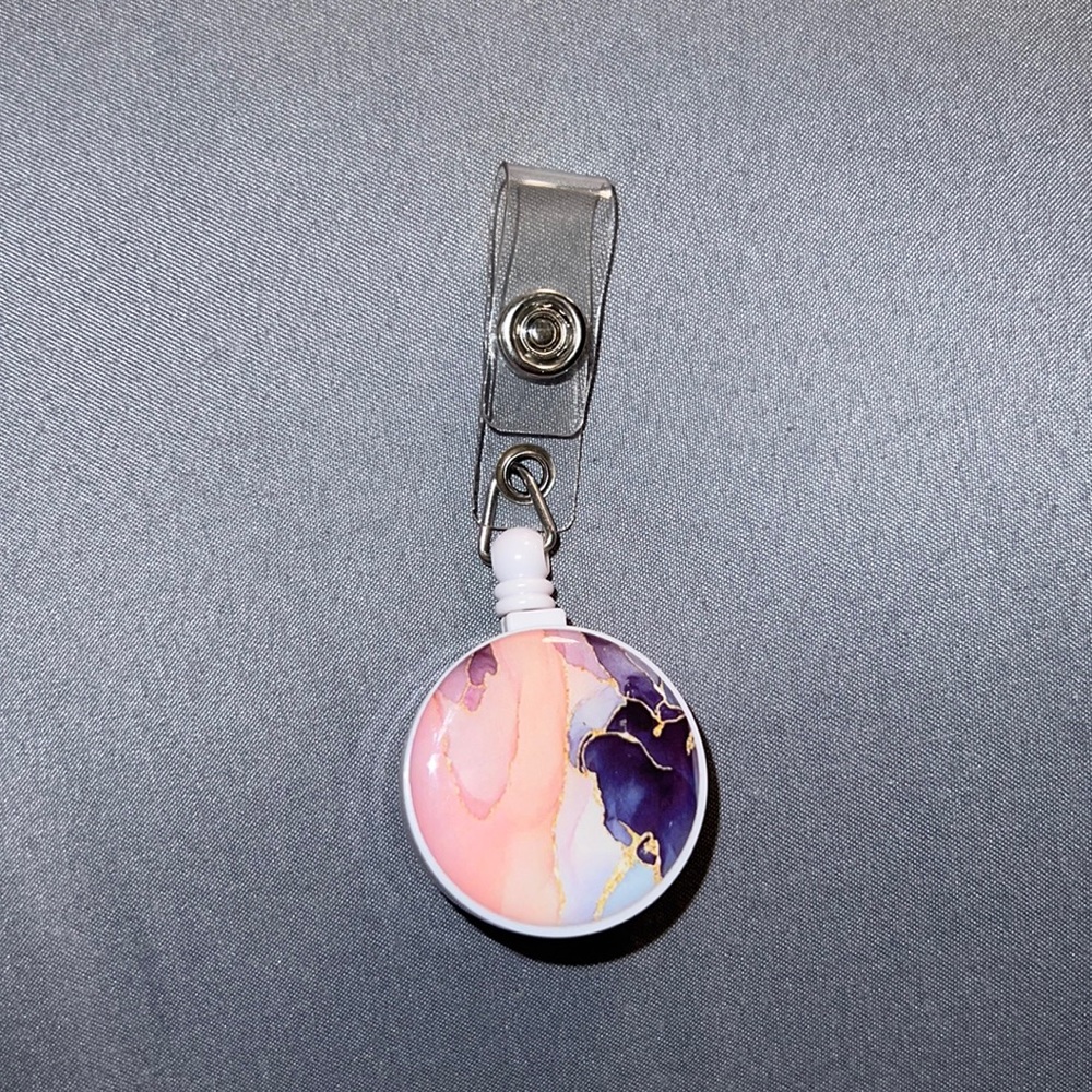 Marble Badge Holder (Marble ID Holder)